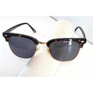 DIFF Eyewear Polarized Sunglasses Tortoiseshell Gold Narrow